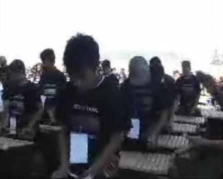 rekor dunia musik bambu dan kolintang